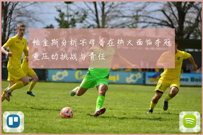 帕金斯分析字母哥在热火面临夺冠重压的挑战与责任
